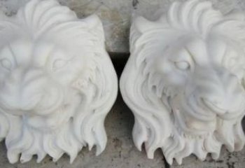 園林獅子頭雕塑 城市廣場雕塑 步行街擺件