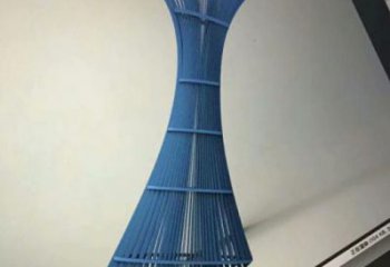 大型魚尾雕塑 步行街宣傳雕塑 仿真擺件