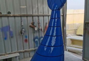 廣場魚尾雕塑 商業街廣場雕塑 古銅色擺件