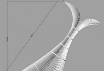 商場魚尾雕塑 仿真生物雕塑 店門口小品