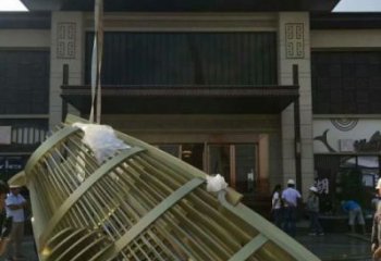 售樓處魚尾雕塑 城市廣場雕塑 步行街擺件