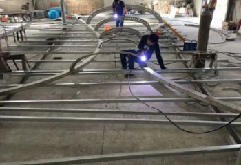 園林魚尾雕塑 風景區仿真雕塑 廣場小品