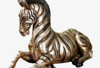 仿真斑馬雕塑 店門(mén)口園林雕塑 動(dòng)物小品