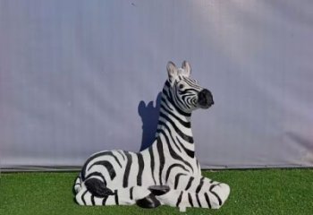 店門(mén)口斑馬雕塑 創(chuàng)意景觀雕塑 仿真擺件