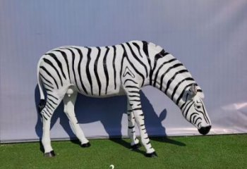 商業(yè)街斑馬雕塑 售樓處雕塑 動(dòng)物擺件