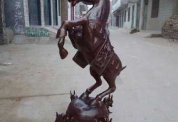 商場奔馬雕塑 仿真雕塑 店門口小品