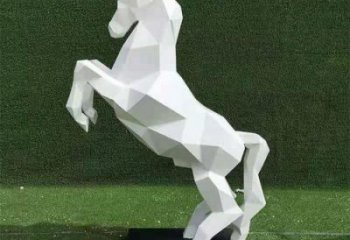 廣場奔馬雕塑 公園仿真雕塑 抽象擺件