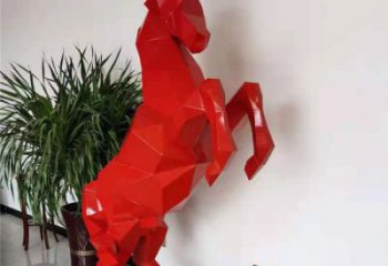 庭院奔馬雕塑 城市古銅色雕塑 動物小品