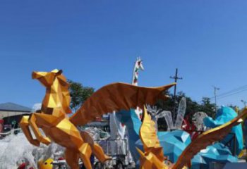 商場飛馬雕塑 仿真雕塑 店門口小品