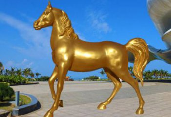 廣場金馬雕塑 公園仿真雕塑 抽象擺件