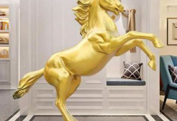 店門口金馬雕塑 創意景觀雕塑 仿真擺件