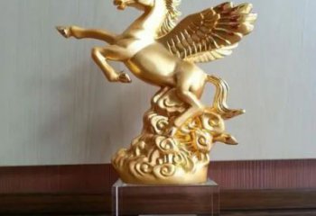 門口金馬雕塑 售樓處仿真雕塑 彩繪小品