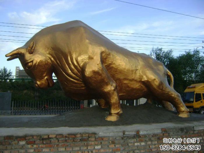 商場華爾街牛雕塑 仿真雕塑 店門口小品