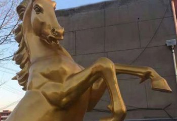 城市駿馬雕塑 風景區彩繪雕塑 抽象擺件