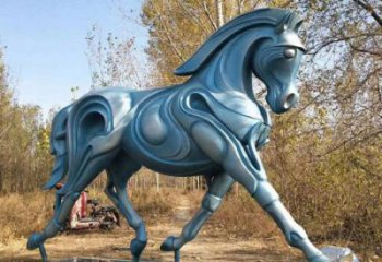 廣場駿馬雕塑 公園仿真雕塑 抽象擺件