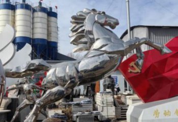 駿馬雕塑 風景區幾何雕塑 廣場小品