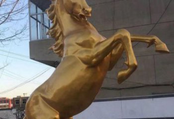 門口駿馬雕塑 售樓處仿真雕塑 彩繪小品