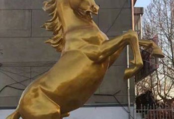 庭院駿馬雕塑 城市古銅色雕塑 動物小品