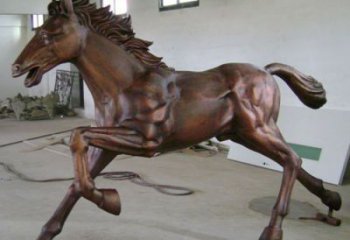 仿真馬踏飛燕雕塑 店門口園林雕塑 動物小品