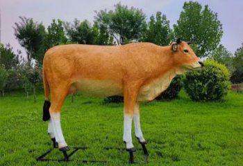 園林黃牛雕塑 風景區仿真雕塑 廣場小品