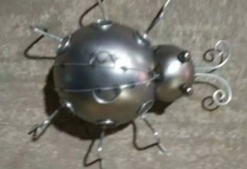 仿古蜘蛛雕塑 庭院彩繪雕塑 田間小品