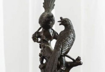 園林喜鵲雕塑 城市廣場(chǎng)雕塑 步行街?jǐn)[件