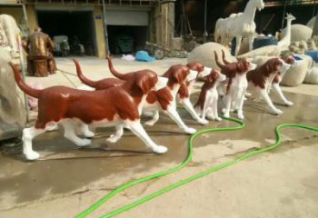 仿真小狗雕塑 店門口園林雕塑 動(dòng)物小品