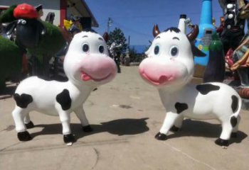 公園小狗雕塑 酒店門口雕塑 彩繪擺件