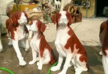 園林小狗雕塑 城市廣場雕塑 步行街?jǐn)[件