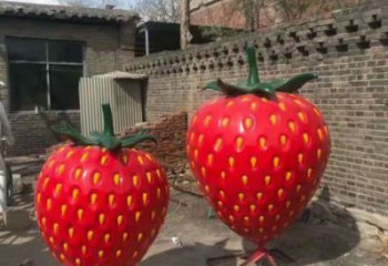 仿真草莓雕塑 酒店公園雕塑 風景區擺件