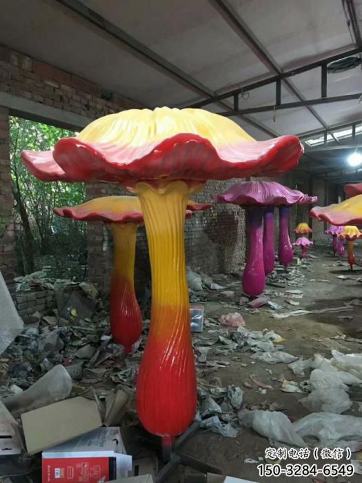 仿真蘑菇雕塑 酒店公園雕塑 風(fēng)景區(qū)擺件