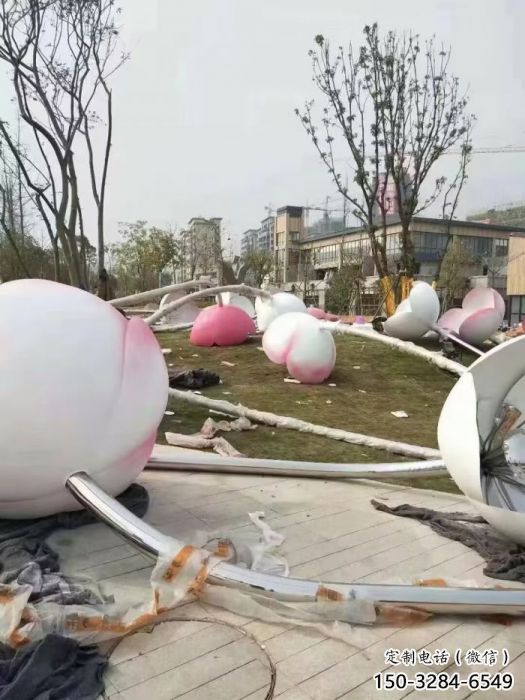 庭院花朵雕塑 城市古銅色雕塑 花卉小品