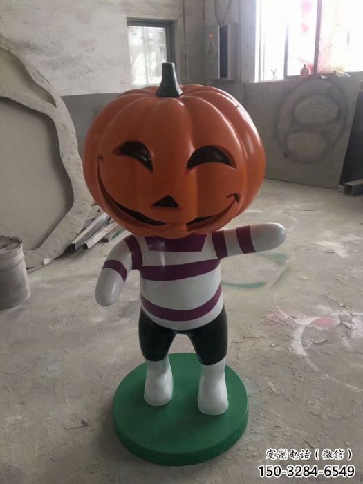 公園南瓜雕塑 酒店門口雕塑 彩繪擺件