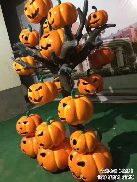 園林南瓜雕塑 田間彩繪雕塑 仿真擺件