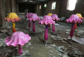 園林蘑菇雕塑 風(fēng)景區(qū)仿真雕塑 廣場小品