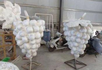 城市葡萄雕塑 風景區彩繪雕塑 抽象擺件