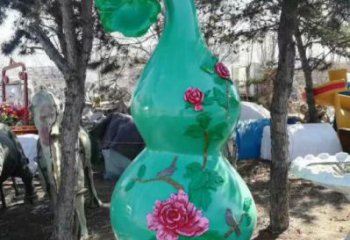 大型葫蘆雕塑 門口創(chuàng)意雕塑 售樓處小品