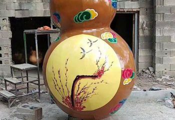 仿真葫蘆雕塑 店門(mén)口園林雕塑 瓜果小品