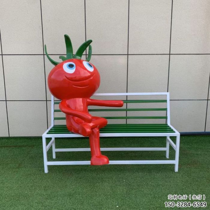 商業街西紅柿雕塑 售樓處雕塑 果蔬擺件