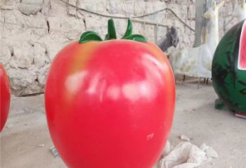 店門口西紅柿雕塑 創意景觀雕塑 仿真擺件
