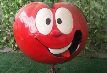 廣場西紅柿雕塑 公園仿真雕塑 抽象擺件