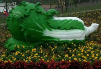 仿真白菜雕塑 酒店公園雕塑 風景區擺件