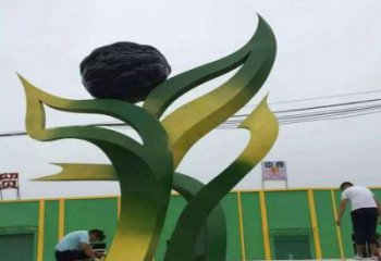 售樓處核桃雕塑 商業街仿真雕塑 水果擺件