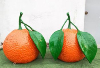 園林橙子雕塑 城市廣場雕塑 步行街擺件