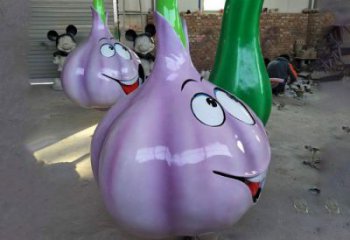 大型大蒜雕塑 門口創(chuàng)意雕塑 售樓處小品