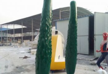 創(chuàng)意黃瓜雕塑 步行街店門(mén)口雕塑 蔬菜小品