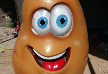 彩繪土豆雕塑 仿真雕塑 步行街擺件