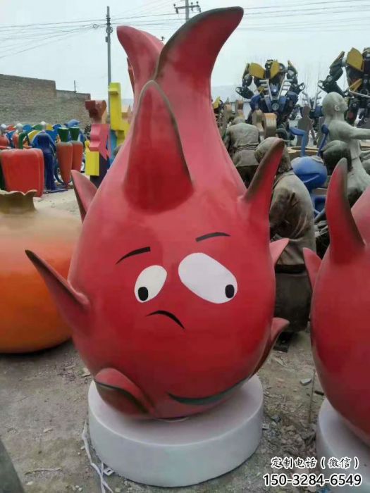 園林火龍果雕塑 風景區仿真雕塑 廣場小品