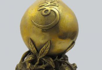 仿真壽桃雕塑 店門口園林雕塑 水果小品