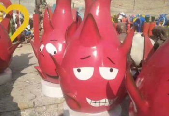 大型火龍果雕塑 門(mén)口創(chuàng)意雕塑 售樓處小品